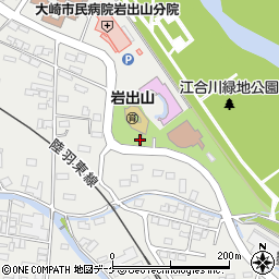 宮城県大崎市岩出山下川原町105周辺の地図