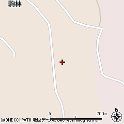 宮城県登米市迫町新田（新駒林下）周辺の地図