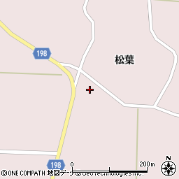 宮城県登米市南方町松葉表667周辺の地図