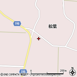 宮城県登米市南方町松葉表666周辺の地図