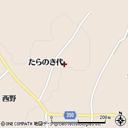 〒997-0303 山形県鶴岡市たらのき代の地図