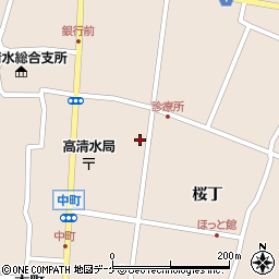 すず薬局　高清水店周辺の地図