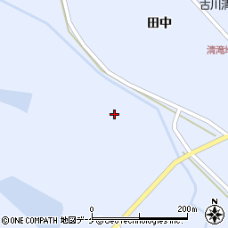 宮城県大崎市古川清水沢（新田中）周辺の地図