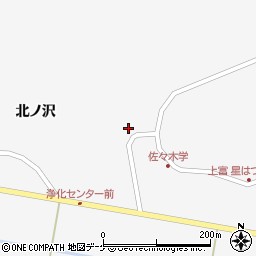 宮城県栗原市瀬峰北ノ沢32-3周辺の地図