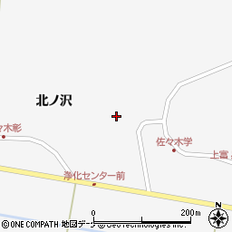 宮城県栗原市瀬峰北ノ沢32-4周辺の地図