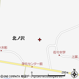 宮城県栗原市瀬峰北ノ沢32-2周辺の地図