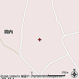宮城県登米市南方町間内前周辺の地図