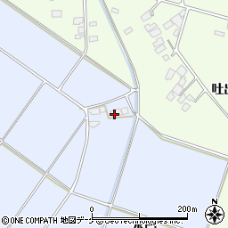 宮城県登米市米山町水門周辺の地図