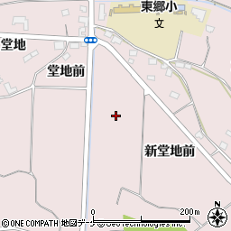 宮城県登米市南方町新堂地前周辺の地図