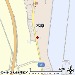 山形県鶴岡市常盤木木原188周辺の地図