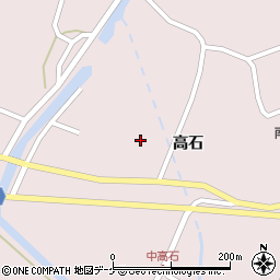 宮城県登米市南方町中高石周辺の地図