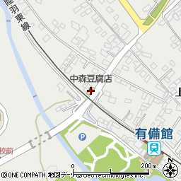 中森豆腐店周辺の地図