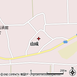 宮城県登米市南方町山成周辺の地図