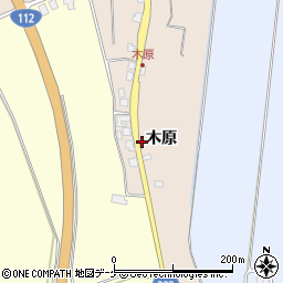 山形県鶴岡市常盤木木原118周辺の地図