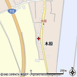 山形県鶴岡市常盤木木原96周辺の地図