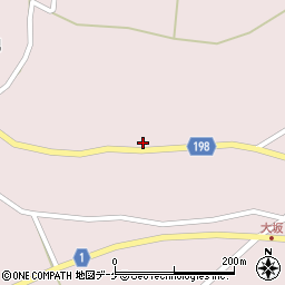 宮城県登米市南方町外浦1周辺の地図
