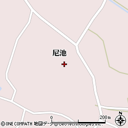 宮城県登米市南方町尼池127周辺の地図