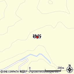山形県鶴岡市砂谷周辺の地図