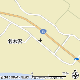 山形県尾花沢市名木沢87周辺の地図