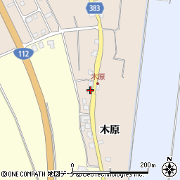 山形県鶴岡市常盤木木原83周辺の地図