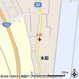 山形県鶴岡市常盤木木原137周辺の地図