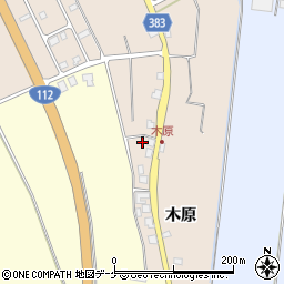 山形県鶴岡市常盤木木原77周辺の地図