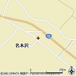 山形県尾花沢市名木沢82周辺の地図