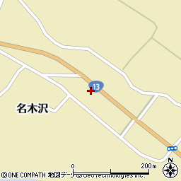 山形県尾花沢市名木沢85周辺の地図