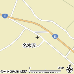 山形県尾花沢市名木沢52周辺の地図