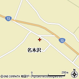 山形県尾花沢市名木沢47周辺の地図