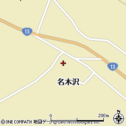 山形県尾花沢市名木沢41周辺の地図