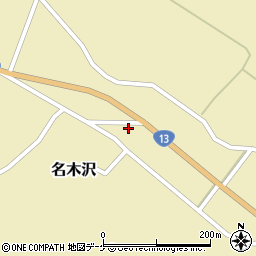 山形県尾花沢市名木沢30周辺の地図