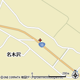 山形県尾花沢市名木沢26周辺の地図