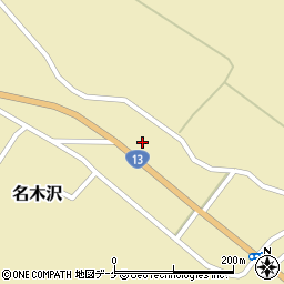 山形県尾花沢市名木沢25周辺の地図