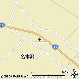山形県尾花沢市名木沢883周辺の地図