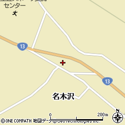 山形県尾花沢市名木沢40周辺の地図