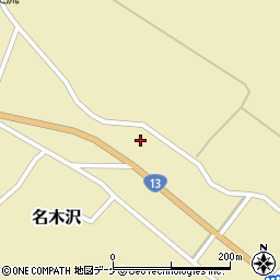 山形県尾花沢市名木沢900-3周辺の地図