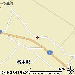 山形県尾花沢市名木沢884周辺の地図