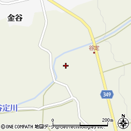 山形県鶴岡市谷定35周辺の地図