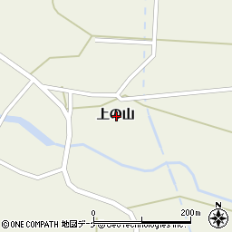 山形県鶴岡市黒川上の山周辺の地図