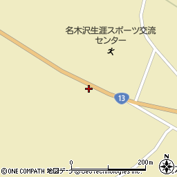 山形県尾花沢市名木沢1826周辺の地図