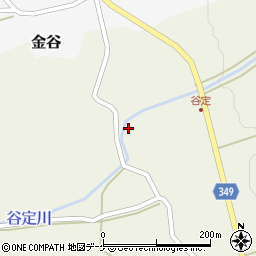 山形県鶴岡市谷定27周辺の地図