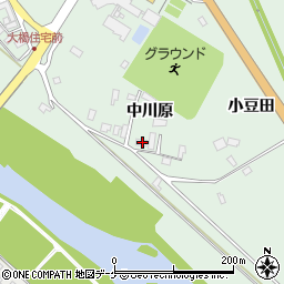 宮城県大崎市岩出山上野目中川原52周辺の地図