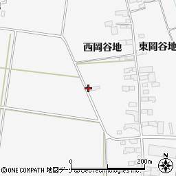 宮城県登米市登米町小島西岡谷地周辺の地図