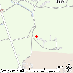 宮城県登米市登米町日野渡蛭沢136周辺の地図
