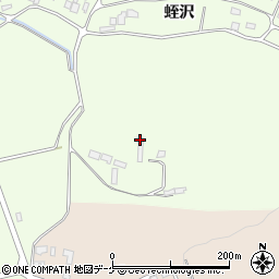 宮城県登米市登米町日野渡蛭沢142周辺の地図