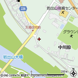 宮城県大崎市岩出山上野目中川原25周辺の地図
