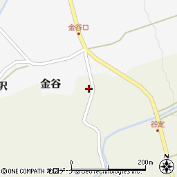 山形県鶴岡市谷定13周辺の地図