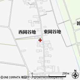 宮城県登米市登米町小島西岡谷地112周辺の地図