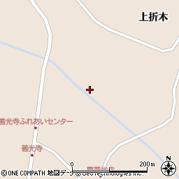 宮城県栗原市高清水折木周辺の地図